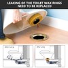 boeemi Extra Thick Wax Ring Toilet Kit,with Bolts for Reinstallation