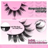 Yawamica Manga Lashes Wispy False Eyelashes Anime Lashes 14 Pairs