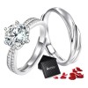 Pack de Anillos Dazisiny para Pareja, de Promesa y Compromiso