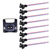 HiSport Fuel Injector Connector 8PCS EV1 OBD1 Plug Wire Harness