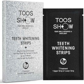 Teeth Whitening Strips for Teeth Sensitive, 5 Shade Whiter in 7 Day Treatment，White Strips for Teeth Whitening, Non Slip Dry Strip No Residue