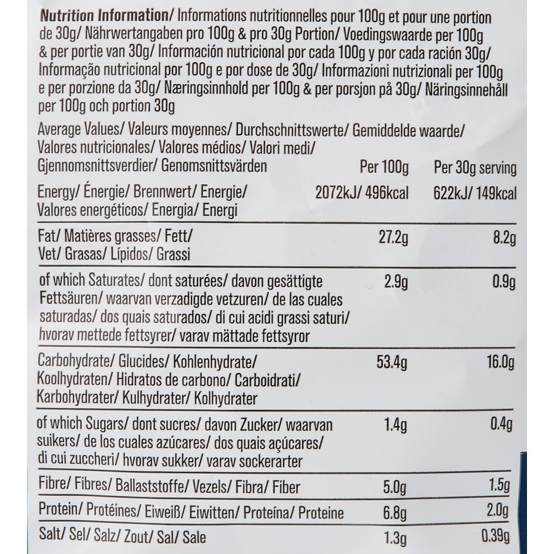 Tyrrells Chips Sea Salt & Crushed Black Pepper 150 g