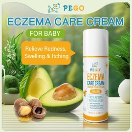 Baby Eczema Cream - Kids Eczema Therapy & Relief Body Cream, Nourishing Skin Protectant for Dry, Itchy Skin, Hypoallergenic,baby rash cream face,3.38oz/100ml - Specification: 1pcs
