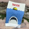 Crazy Dog T-Shirts Tacos Shark Funny Deep Sea Attack Tea