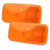 ROBUST 2 Pcs Side Marker Light Lamp Lens for Ford