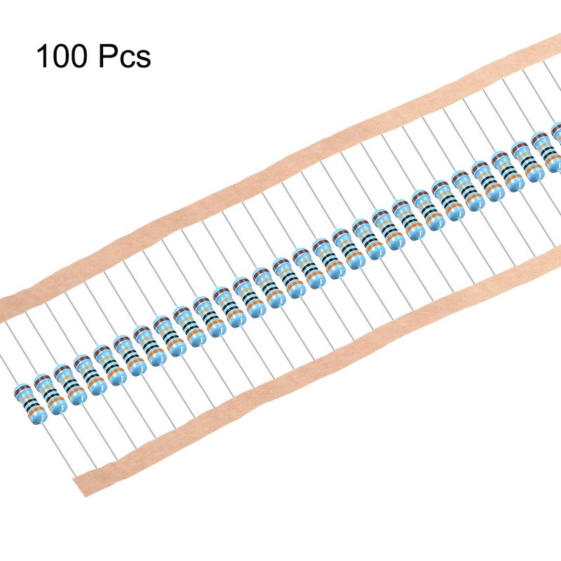 sourcing map 100pcs 30ohm Resistor, 1/2W 1% Tolerance Metal Film