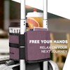 Luggage Cup Holder Attachment – Hands-Free Drink Carrier for Coffee