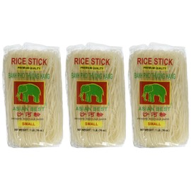 Asian Best Premium Rice Stick Noodle, 16 oz (3 Pack)