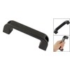 sourcing map Door Cabinet Black Plastic Rectangular Pull Handle 5.2"