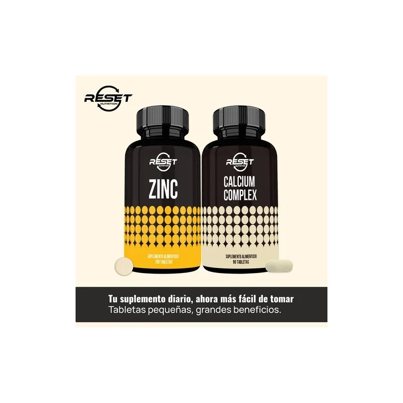 Reset Nutrition Zincal Kit Articulaciones Y Huesos Fuertes