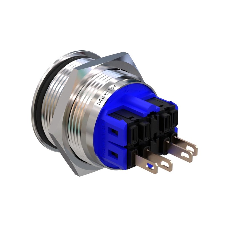 Metzler - Push Button 25mm - IP67 IK10 - Stainless