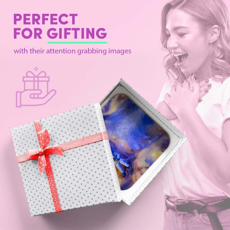 1 x Square MDF Fridge Magnet - Mini Astronaut Figure