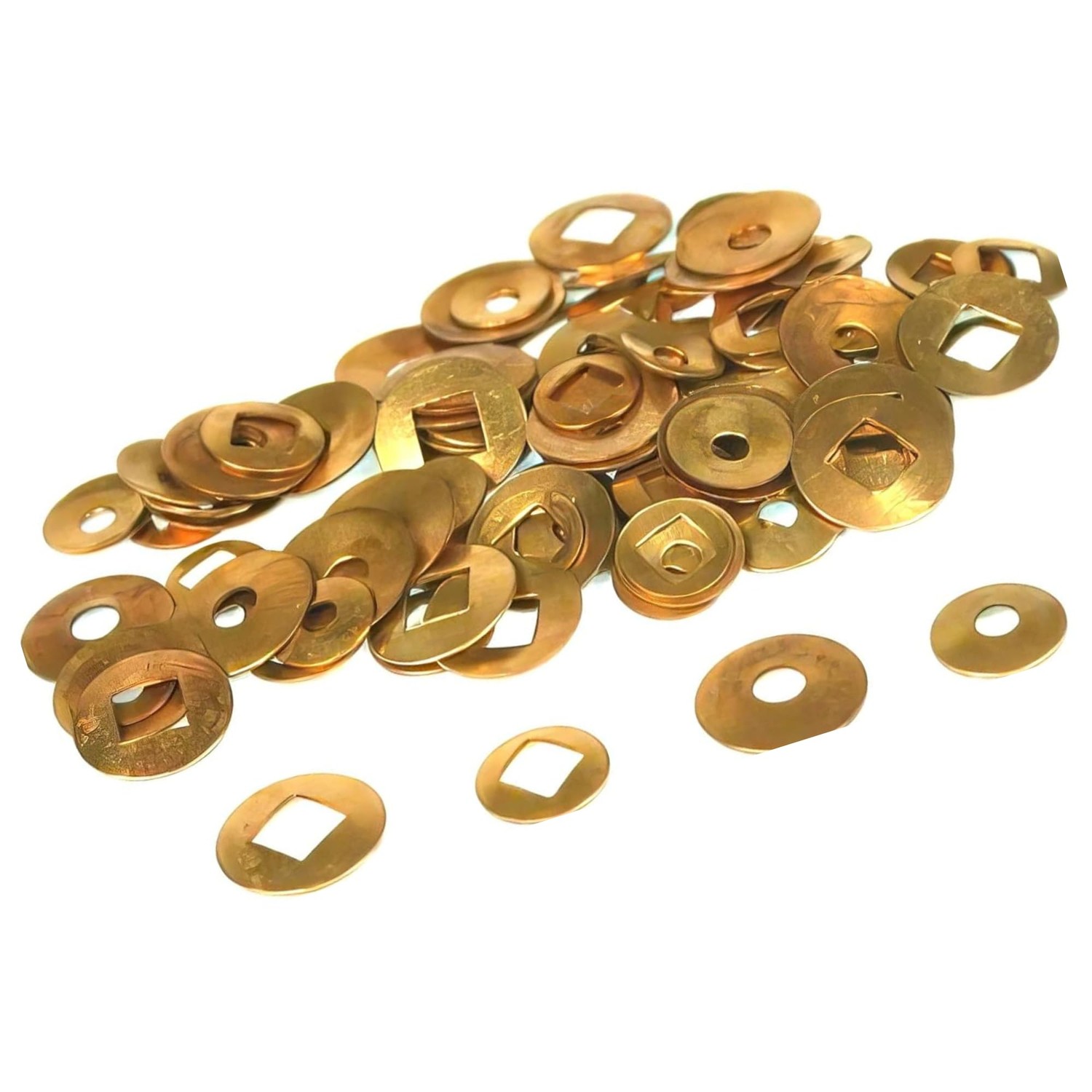 100 Pieces Brass Clock Washers for Mantel Clock Repair and Maintenance ...