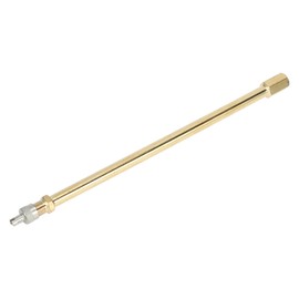 A ABSOPRO Tire Valve Stem Air Inflation Adaptor Durable 180mm Long Tire Valve Extension Copper Silver Tone Gold Tone