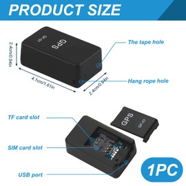 Mini GPS Tracker Real Time Locator GPS Tracker for Vehicles No Subscription Magnetic Anti-Theft Micro Vehicle Tracking Device with App for Cars Kids Elderly Pets Wallet Luggage