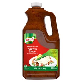 Knorr Professional Ready-To-Use Fajitas Sauce With Lime Juice Jug Vegetarian, No Added Msg, 0g Trans Fat, 1 gallon (Pack of 2)
