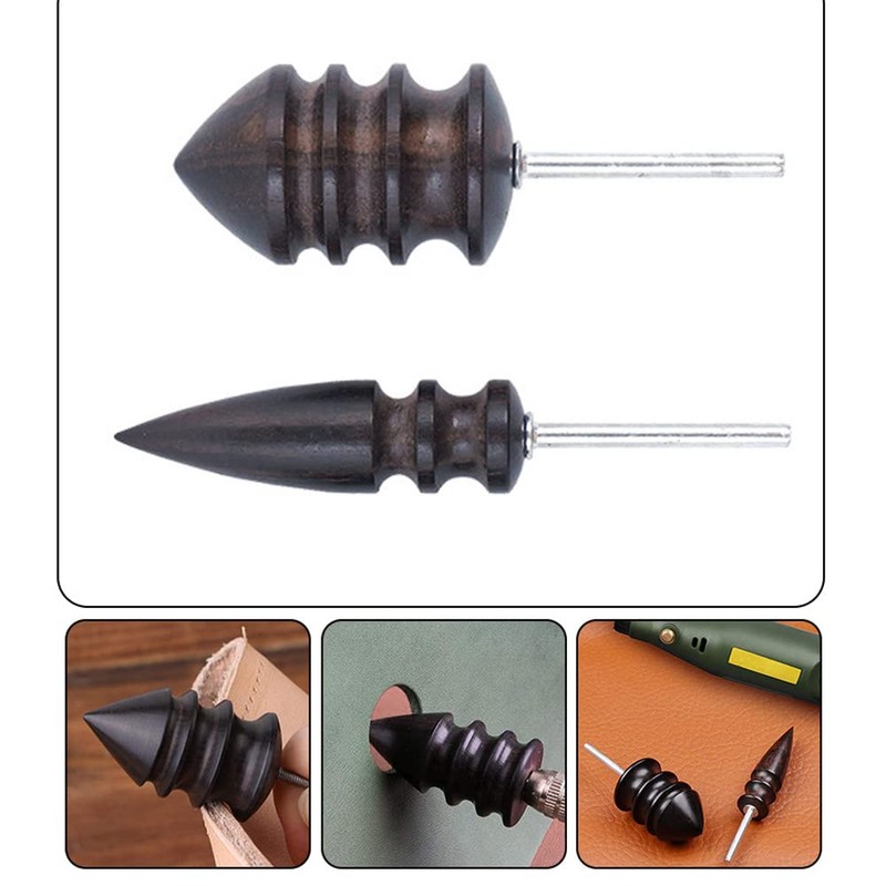 YFFSFDC Electric Edge Polishing, DIY Ebony, Leather Crafts, 2 Sizes,