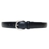 Keith Men's Belt, Bridle Leather, Genuine Leather, Black, Business, Casual,