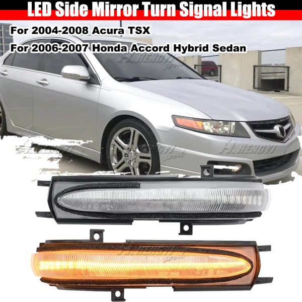LUC For Honda Accord Hybrid Acura TSX Dynamic Clear LED