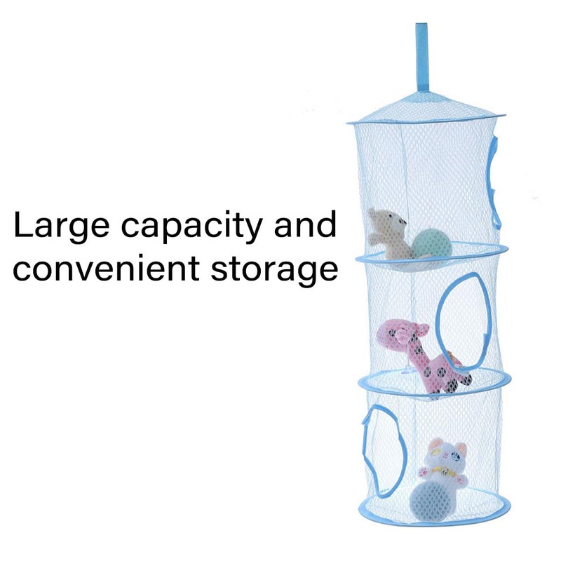 AIMALL Breathable Foldable Three-Layer Drying Basket, Large Capacity Toy and