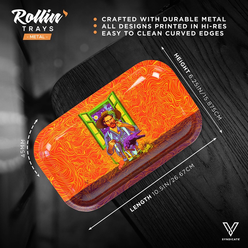 V Syndicate Metal Rolling Tray