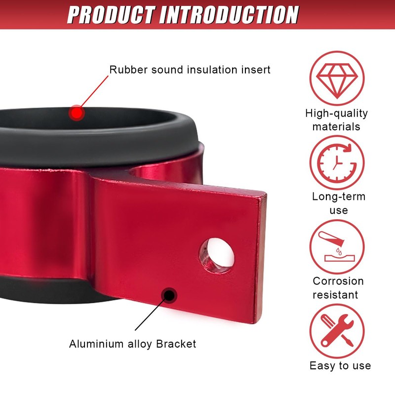 UHANBUT Car Fuel Filter Mounting Bracket, Universal Automotive Oil Pump