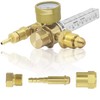 RX WELD Argon/CO2 Mig Tig Flow Meter Gas Regulator Gauge