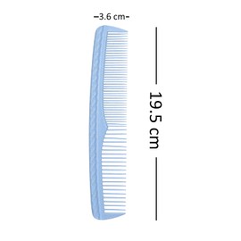 Kare & Kind Hair Combs Set - Colorful 4 pcs Durable Plastic Combs - (7.46 inches) - Coarse and Fine Tooth - For Combing, Hairstyling, Trimming, Cutting - Home and Hair Salons - For Men, Women, Kids