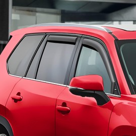 Voron Glass in-Channel Extra Durable Rain Guards for Toyota Grand Highlander 2024-2025, Window Deflectors, Vent Window Visors, 4 Pieces - 200611