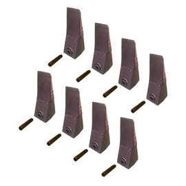 8 - Bobcat Style Mini Excavator/Skid Steer Bucket Teeth w/Pins - 6728801