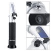 Salinity Refractometer, 0-100% Handheld Salinometer with Temperature Compensation Salinity Meter