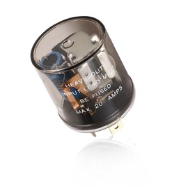 Dickno LED Flasher Relay, 2 Pin 12V Electronic LED Auto Turn Signal Light Flasher Relay, Vehicle Turn Signal Frequent Flicker Fixing Relay Accessories for Car Motorcycle Truck