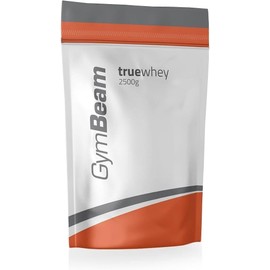 GymBeam GymBeam True Whey Protein Pulver - Molkenproteinkonzentrat (WPC), Whey Protein, schonende Filtration, hohe Biologische Wertigkeit, essentielle Aminos?uren, BCAAs (2500 g, Vanille Stevia)