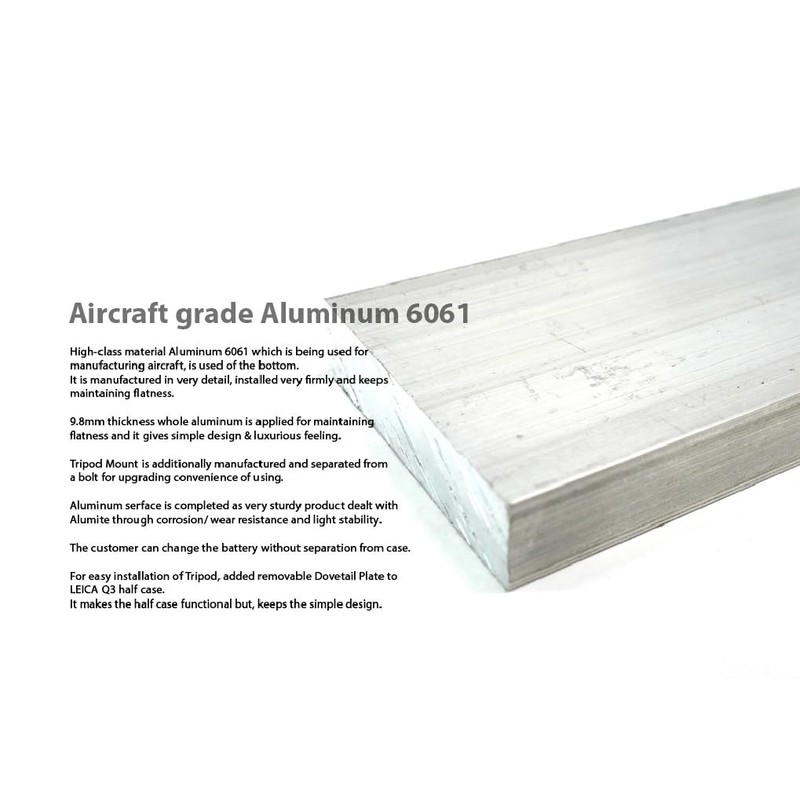 LIM'S Genuine Italy Leather Camera Half Case Metal Grip Dovetail