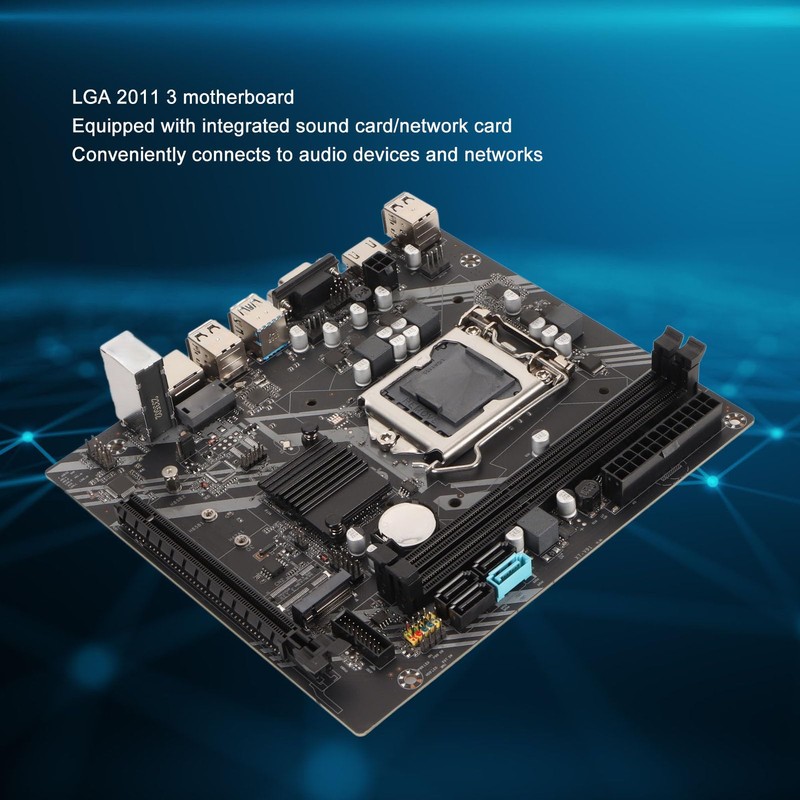 DDR3 Motherboard, PCIe X16, SATA3.0, DDR3, USB3.0, 3 Phase Power,