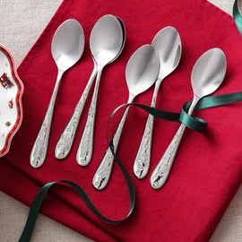 Villeroy & Boch – Toy's Delight Coffee Spoon Cutlery Set for 6 People, 6 Pieces, Dishwasher-Safe, rustproof, Cutlery Set, Spoon Set, Stainless Steel Cutlery Set