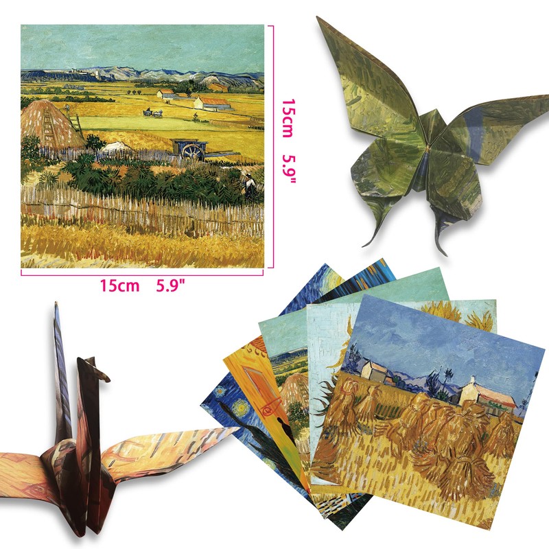 Origami Paper 6x6 Double Sided 50 Sheets 10 Colors origami