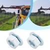 ECSiNG 4 x Trimmer Flange Blade Nut Replacement M8 x
