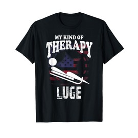 USA Luge Winter Sport TShirt/ Funny Luge Sport Tee T-Shirt