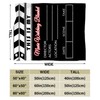 Puxnawi Movie Blanket for Girls Women Boys Men Movie Clapboard