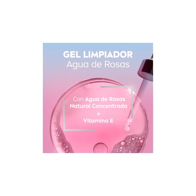 Nivea Agua Rosas Gel Limpiador Facial 150 Remueve Maquillaje Prueba