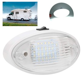 Leapiture 12V 400LM LED Ceiling Light High Brightness Interior Light LED RV Light Yacht Lamp RV Cabin Lighting for Car RV Yacht Boat Trailer