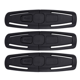 CLISPEED 3pcs Car Seat Chest Harness Clip Car Seat Safety Belt Clip Buckle Universal Replacement for Baby and Kids (Black)