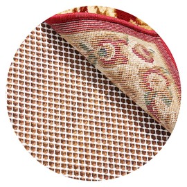 Rose Home Fashion RHF Non-Slip Area Rug Pad Round 6' - Protect Floors While Securing Rug and Making Vacuuming Easier Round 6'