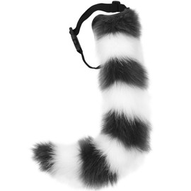 DRESHOW Fox Fur Tail Cosplay Costume Party Super Huge Fluffy Tail for Women