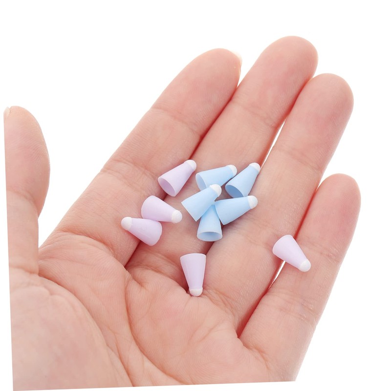 Mipcase 10pcs Fiber Capacitive Stylus Tip Cover Wear-Resistant Protector for