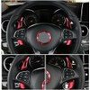 esmusssein Steering Wheel Paddle Shifter Extension Shift Paddle Red For