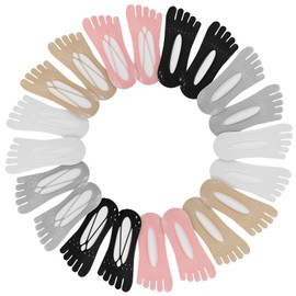 JenPen 10 Pairs Toe Socks for Women No Show Compression Socks Low Cut Socks Orthopedic Compression Socks for Flats Yoga (Classic Colors)