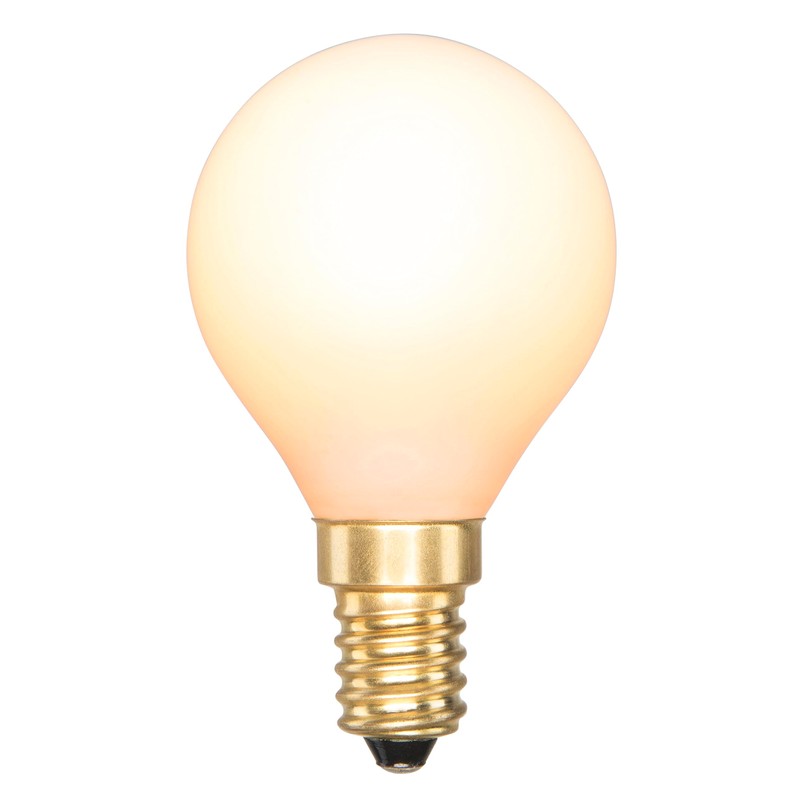 Brilliant Cirque G45 4W Filament E14 Fancy Round Soft Opal