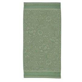 PIP STUDIO Jasmin Jaquard Bath Towel Green 70 x 140 cm (Pack of 1) Bra